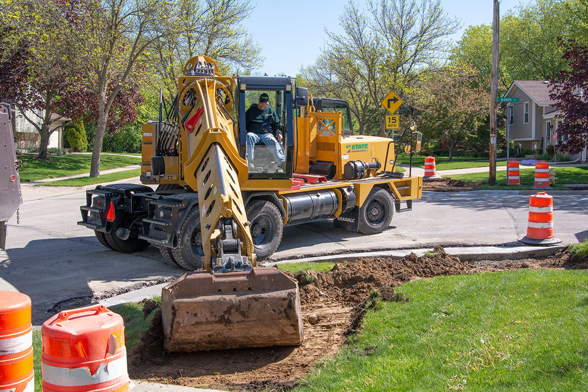 Gradall At Work Image