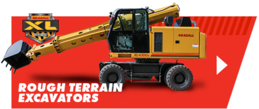 Rough Terrain Wheeled Excavators
